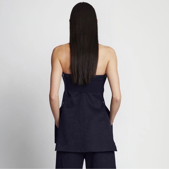 NEW PROENZA SCHOULER STRAPLESS JACQUARD BUSTIER TOP - Picture 6 of 9